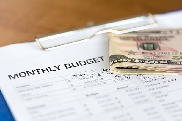 Create a realistic monthly budget